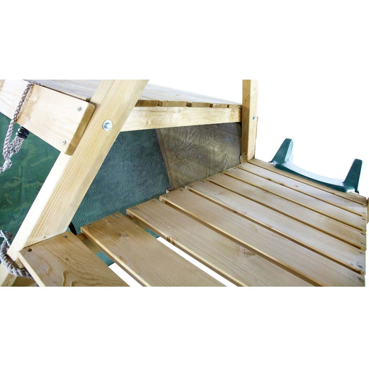 Plum® Climbing Pyramid Playset with Slide and Den with Optional Swing