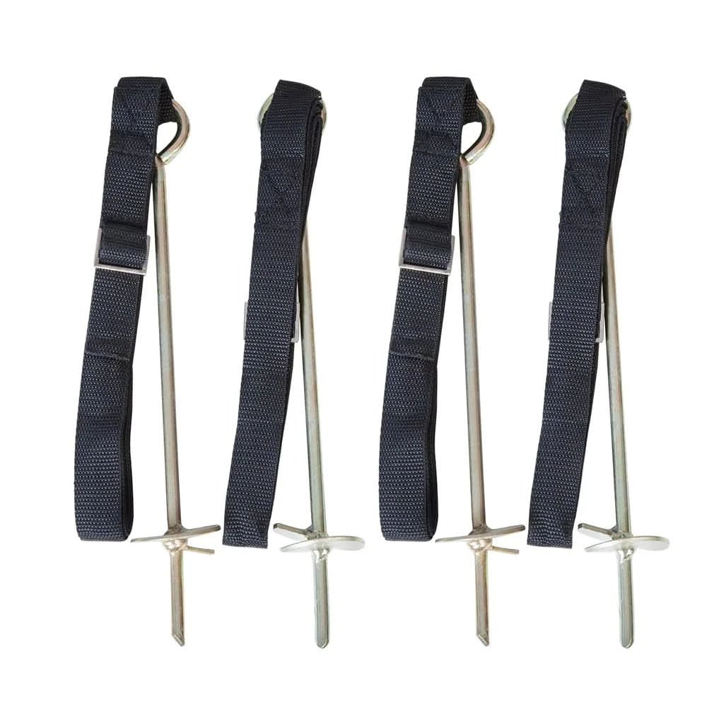 Lifespan Kids Ground Anchor Kit (Set of 4pcs) For Trampoline, Swing Set, Play Equipment