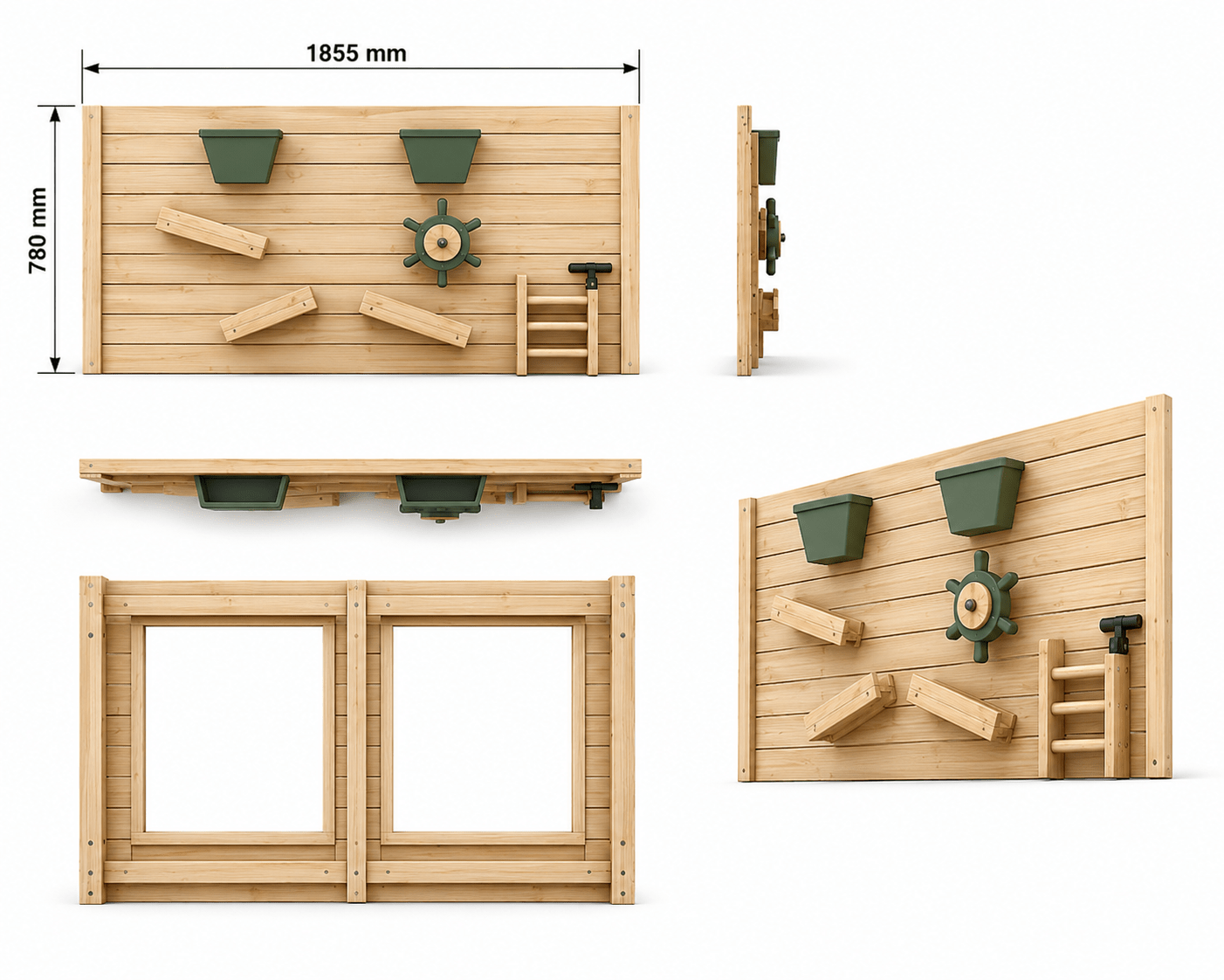 Inspiration Shack with Mud Kitchen & Activity Zone