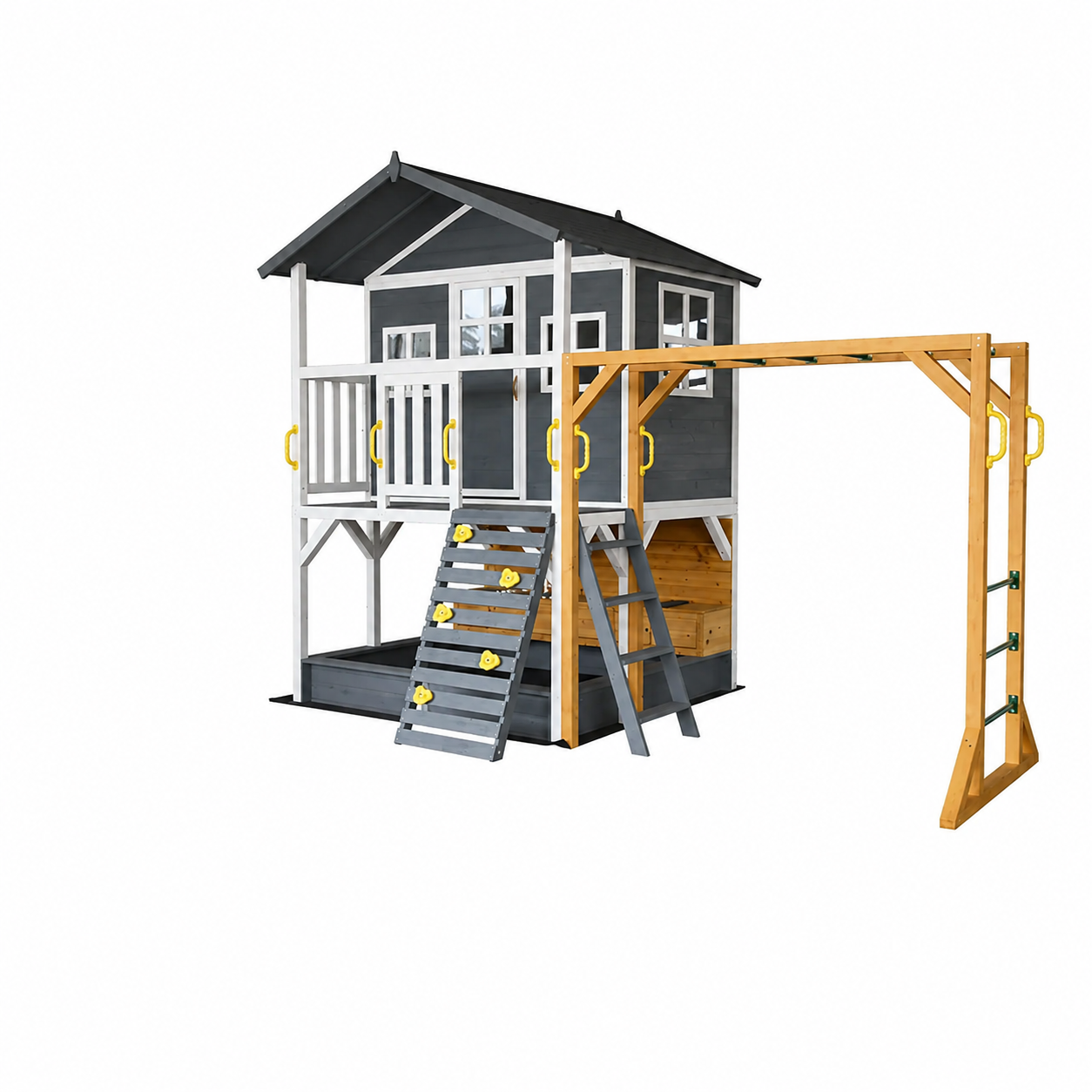 Caboodle Shack with Mud Kitchen & Monkey Bars