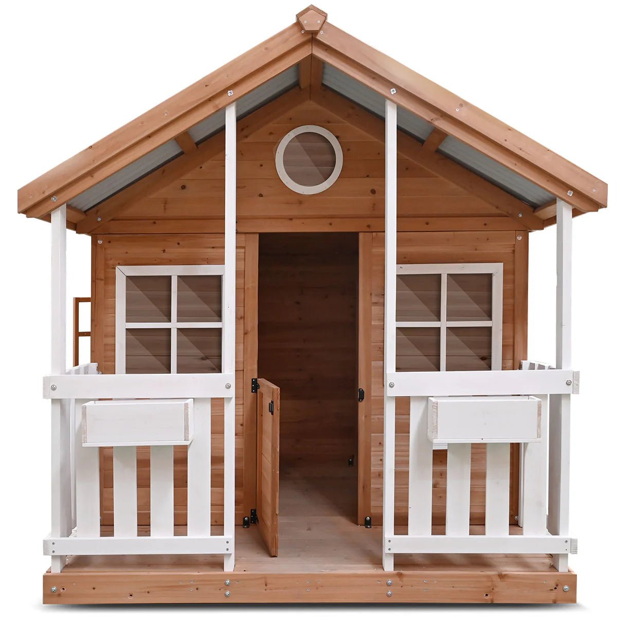 Lifespan Kids Winchester Cubby House with 1.45m Elevation Platform and 3m Slide