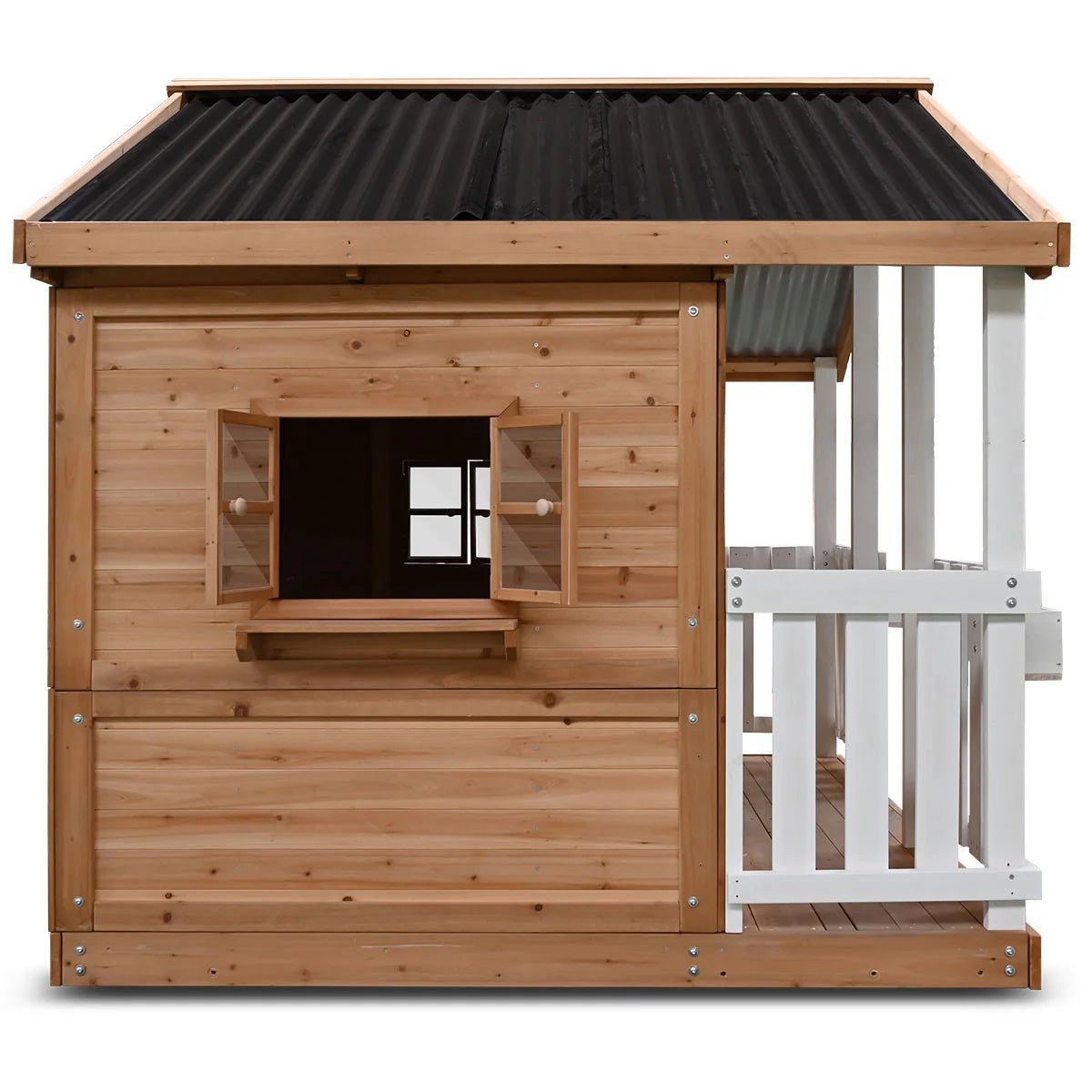 Lifespan Kids Winchester Cubby House with 1.45m Elevation Platform and 3m Slide