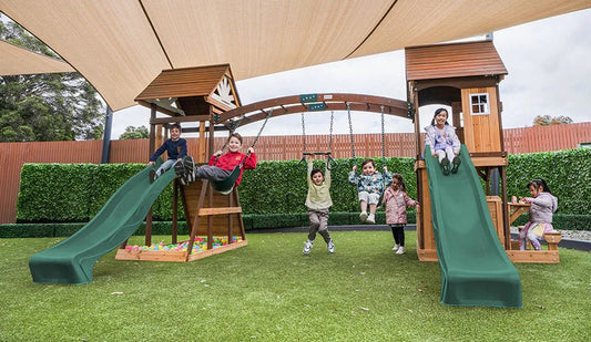 Armadale Swing Set & Playground with Two 2.2m Slide