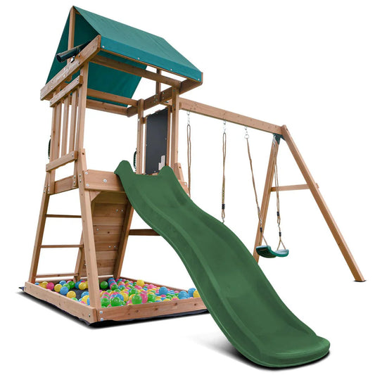 Lifespan Kids Greenvale Play Centre with 1.8m Slide