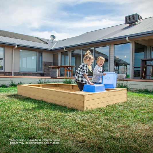 Lifespan Kids Mighty Sandpit with Wooden Cover