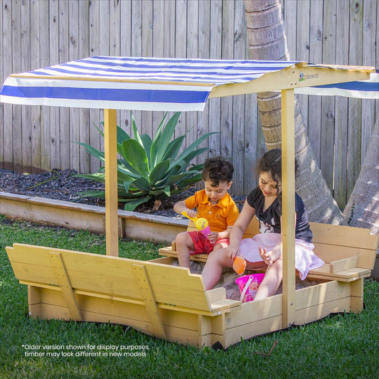 Lifespan Kids Skipper Sandpit with Canopy