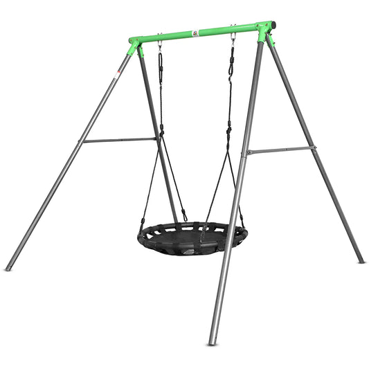 Cellar Nest Swing Set with Slippery Slide