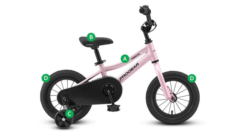 Progear DuraLite Kids Bike 12 - Baby Pink