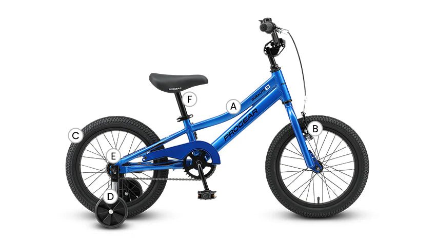 Progear DuraLite Kids Bike 16 - Azure Blue