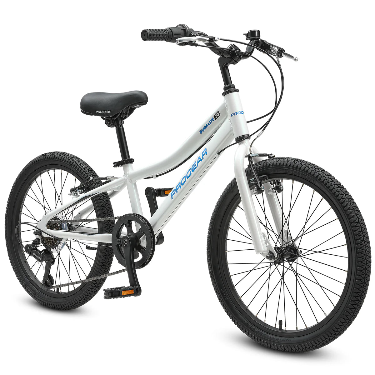 Progear DuraLite 7 Speed Kids Bike 20 - Pearl White