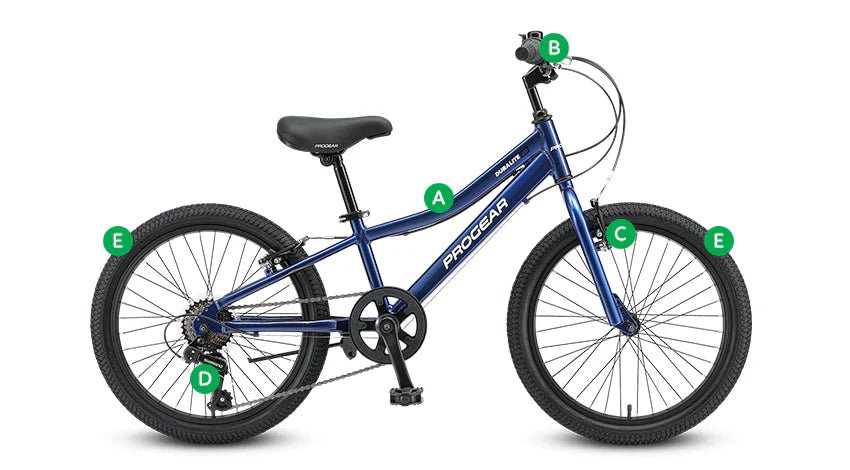 Progear DuraLite 7 Speed Kids Bike 20 - Royal Blue