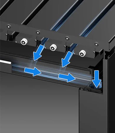 Yardtopia Elmont 3m x 3m Aluminium Adjustable Louvre Pergola