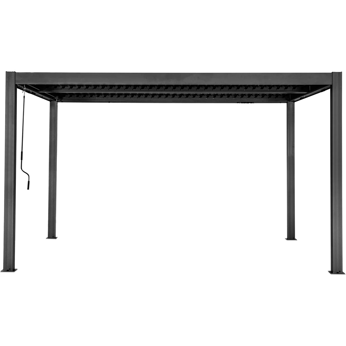 Yardtopia Elmont 3m x 3m Aluminium Adjustable Louvre Pergola