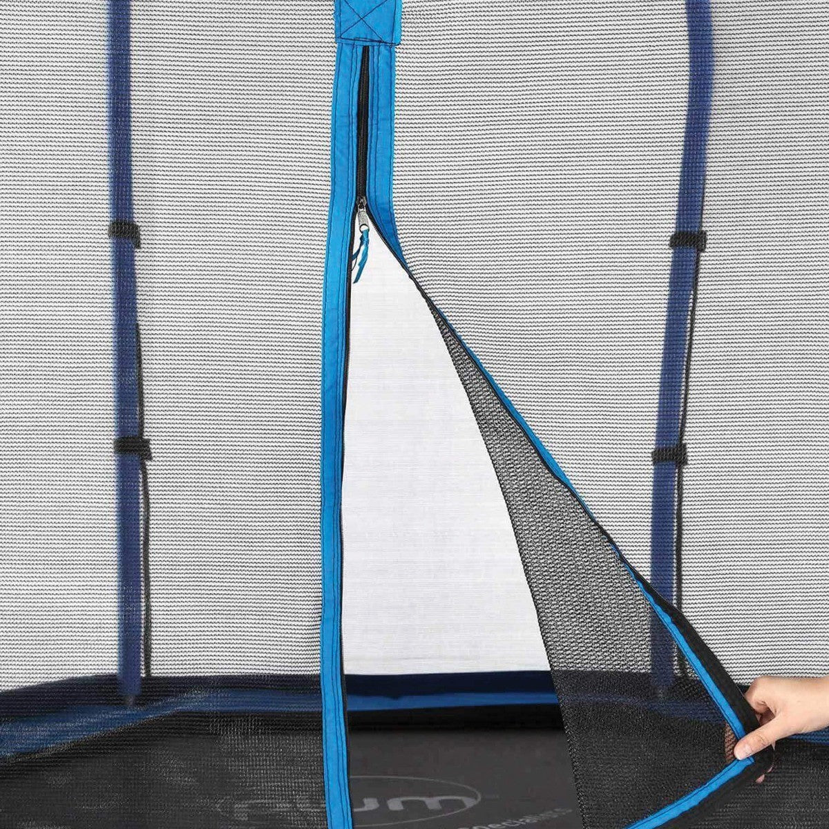 Plum® 6ft Junior Trampoline and Enclosure (Blue & Pink)