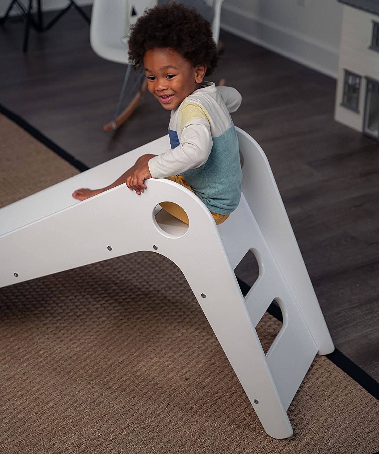 Wooden Kids Play Room Slide