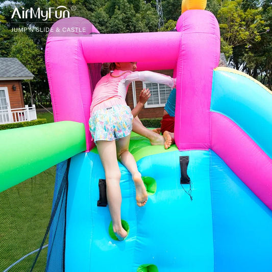 Princess Inflatable Bouncy Castle with Slide and Ball Pit (83002)