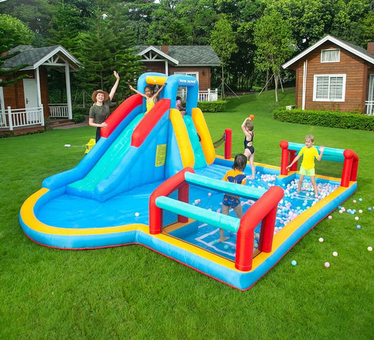 Soccer Fun Inflatable with Pool / BallPit (73017)