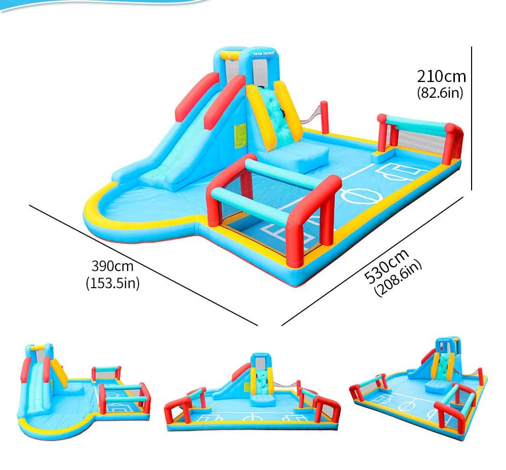 Soccer Fun Inflatable with Pool / BallPit (73017)