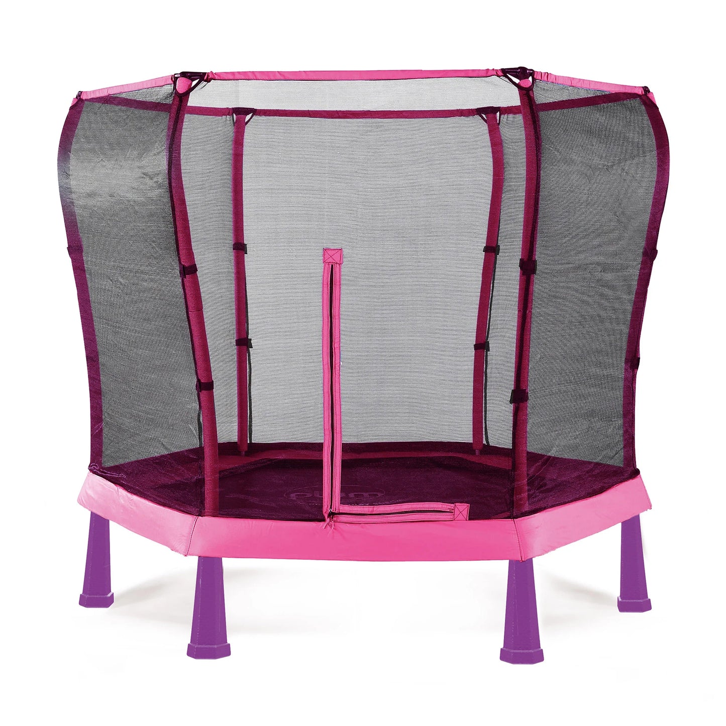 Plum 7ft Junior Jumper Trampoline with Springsafe® Enclosure – Pink – Ages 3–7