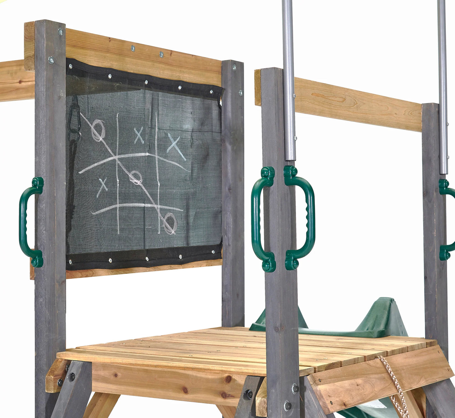 Plum® Siamang® Wooden Climbing Frame with carabiner  and adjustable  ropes