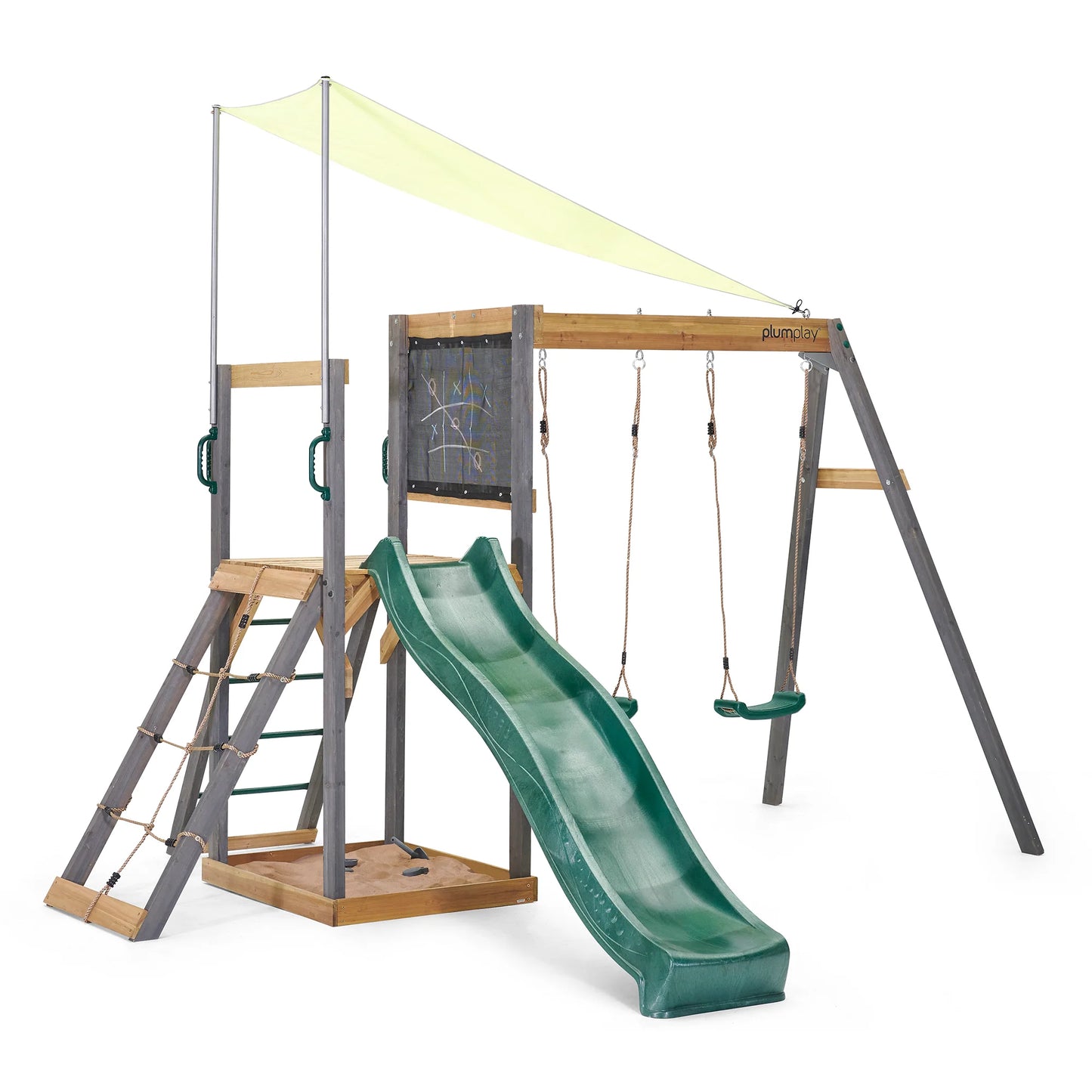 Plum® Siamang® Wooden Climbing Frame with carabiner  and adjustable  ropes