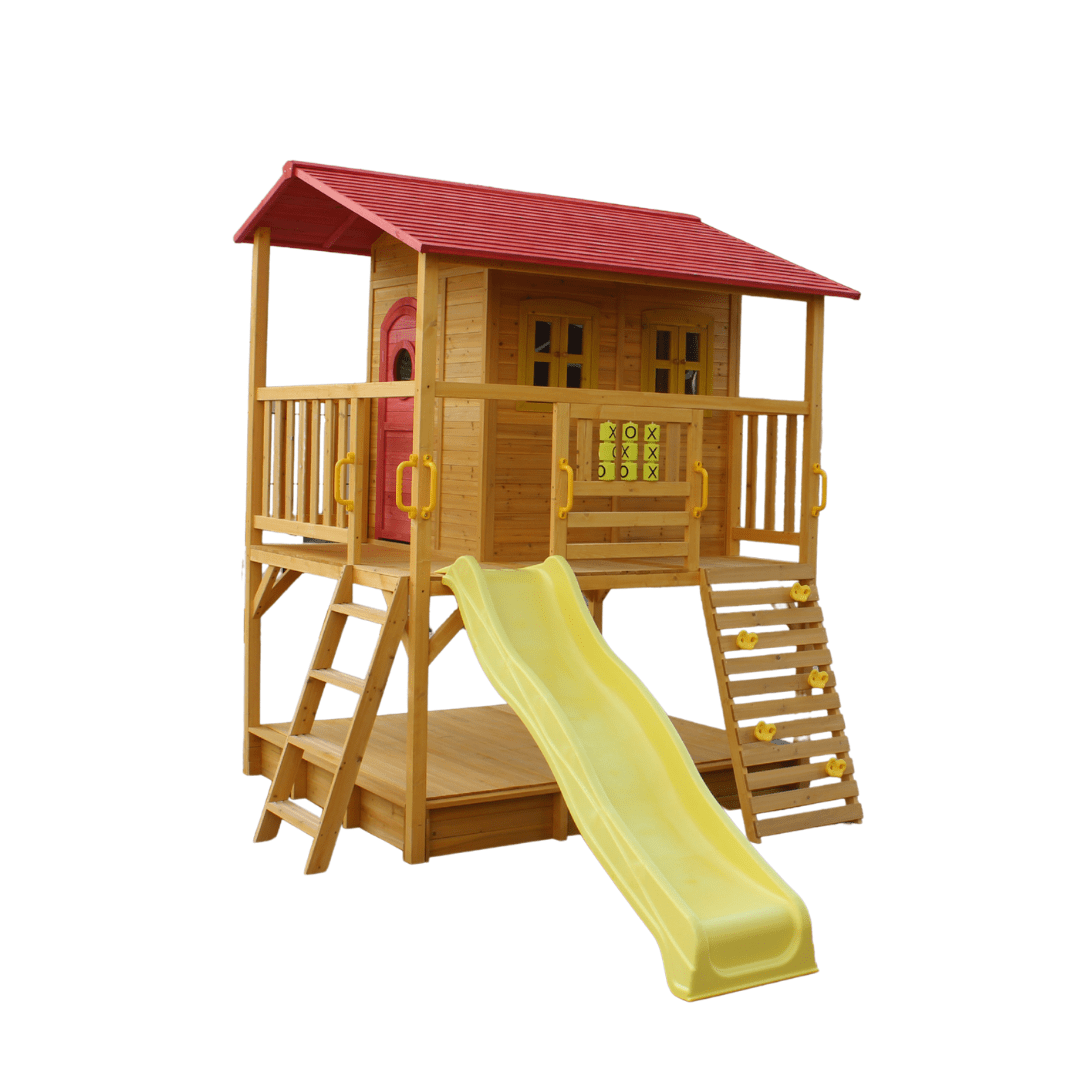 Sweet Shack Cubby House with Sandbox with Cover