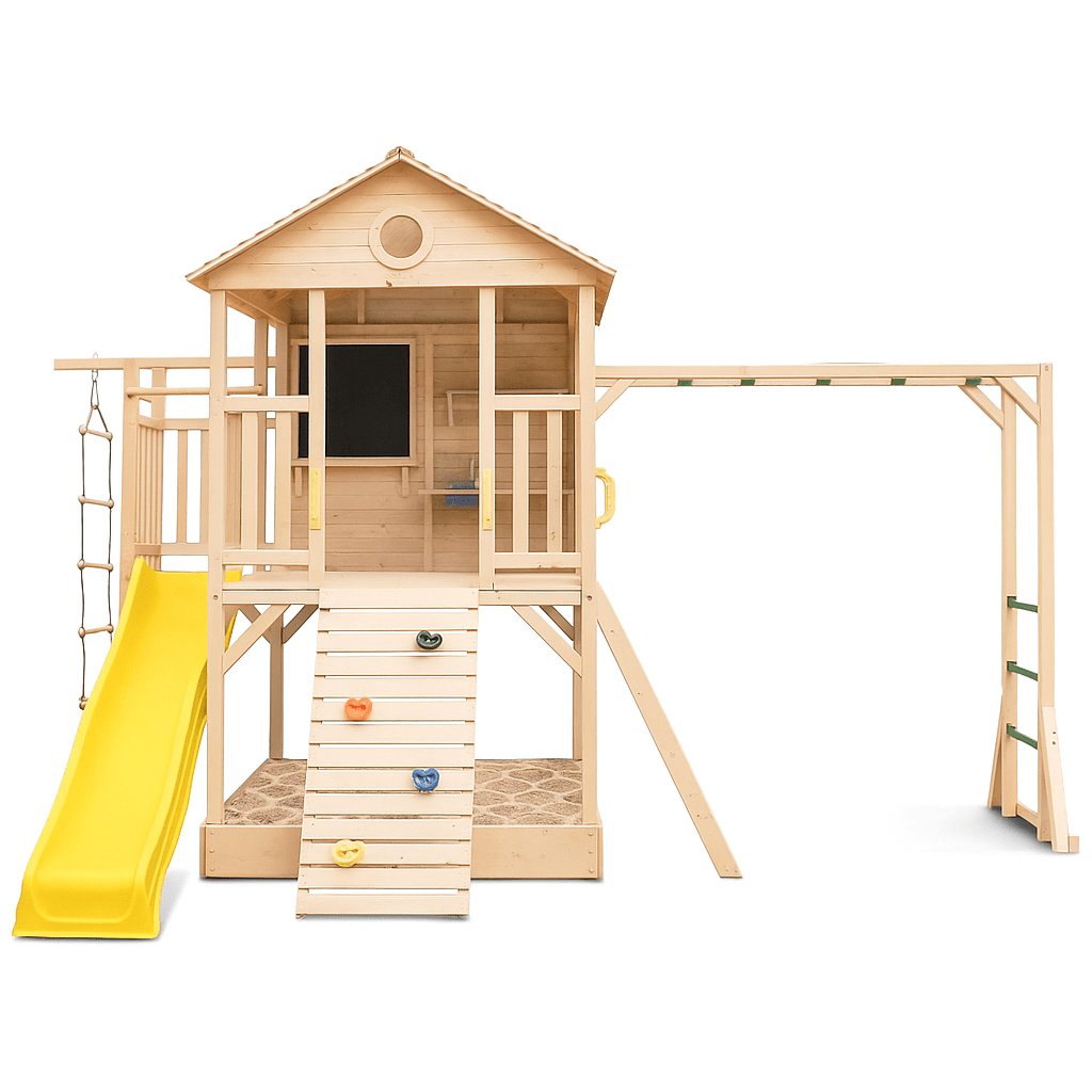 Kingston Cubby House with 2.2m Slide (All Colour Variants)