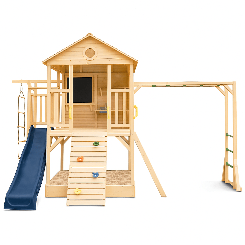 Kingston Cubby House with 2.2m Slide (All Colour Variants)