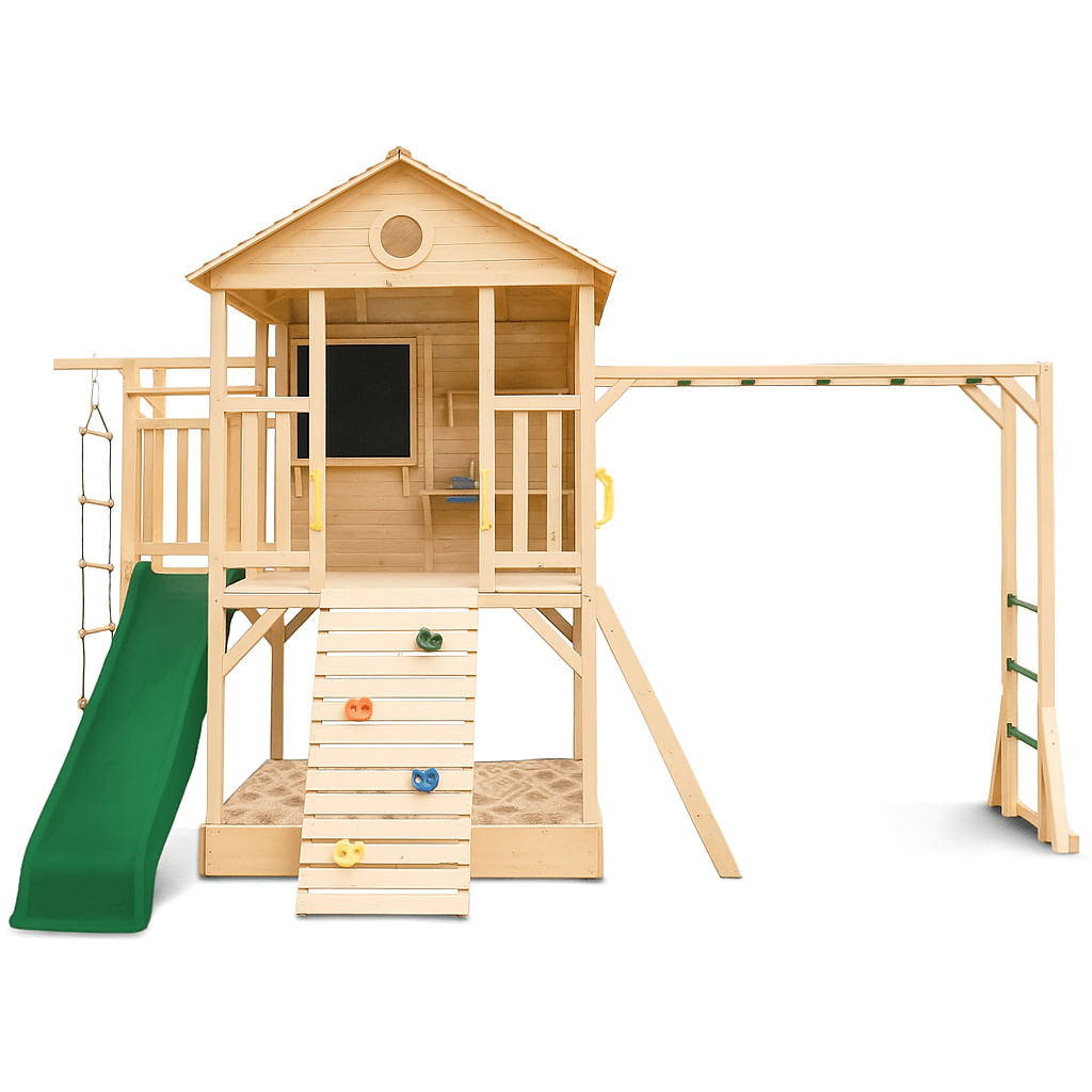 Kingston Cubby House with 2.2m Slide (All Colour Variants)