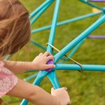 Plum® Phobos Metal Climbing Dome - Teal/Purple