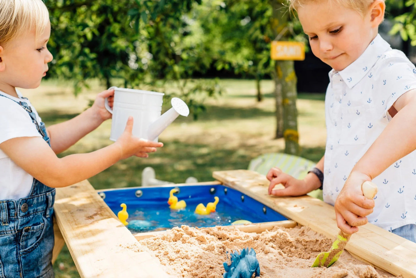 Plum® Surfside Wooden Sand & Water Picnic Table