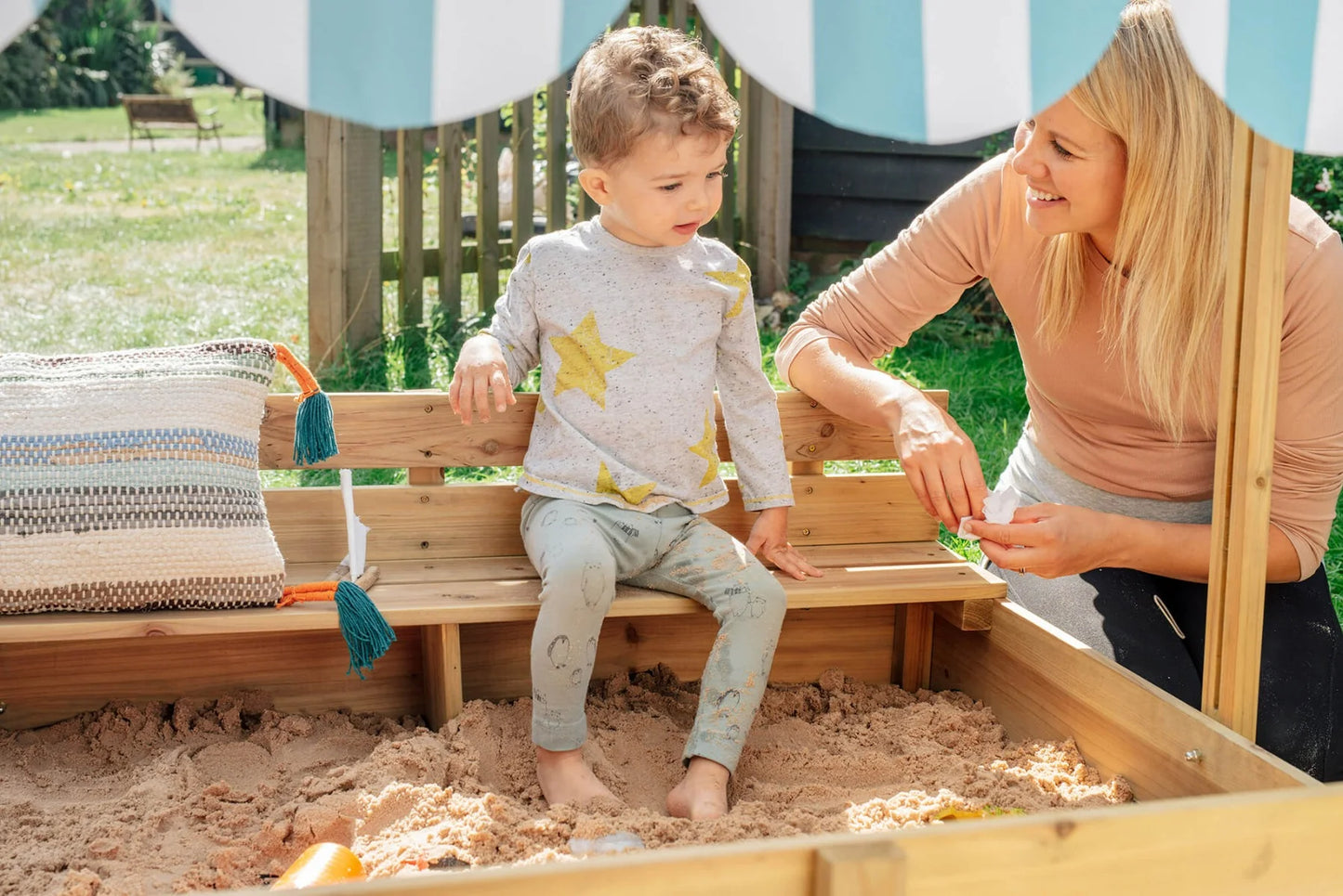 Plum® Sandpit with Canopy
