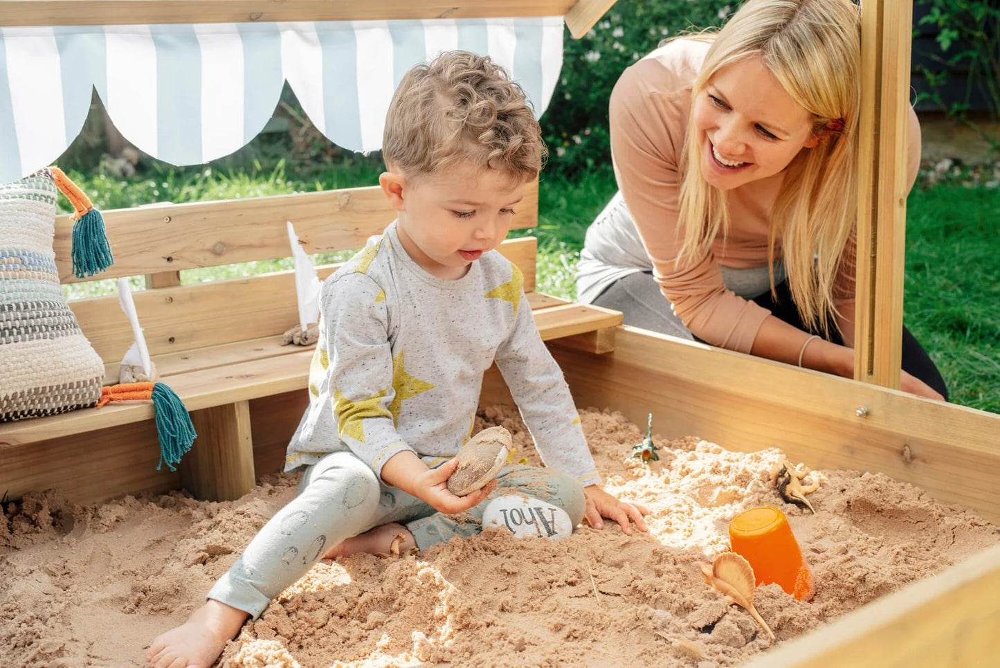 Plum® Sandpit with Canopy