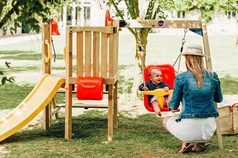Plum® Toddler Tower Wooden Climbing Frame