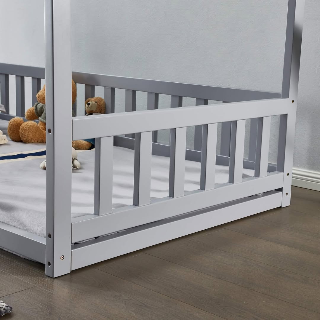 SLEEPY TIME KIDS House Bed - King Single WHITE