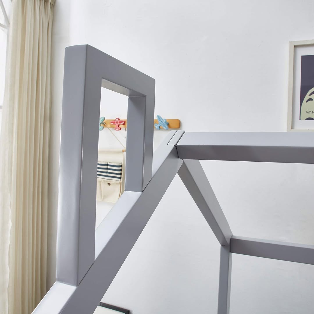 SLEEPY TIME KIDS House Bed - King Single WHITE