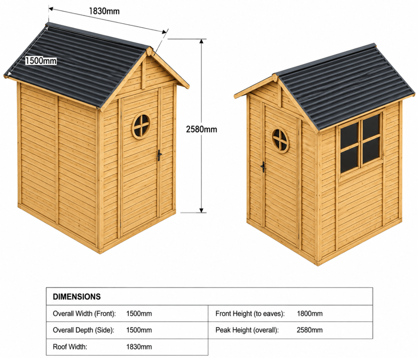 Pool Beach Change House Storage Shed ONLY