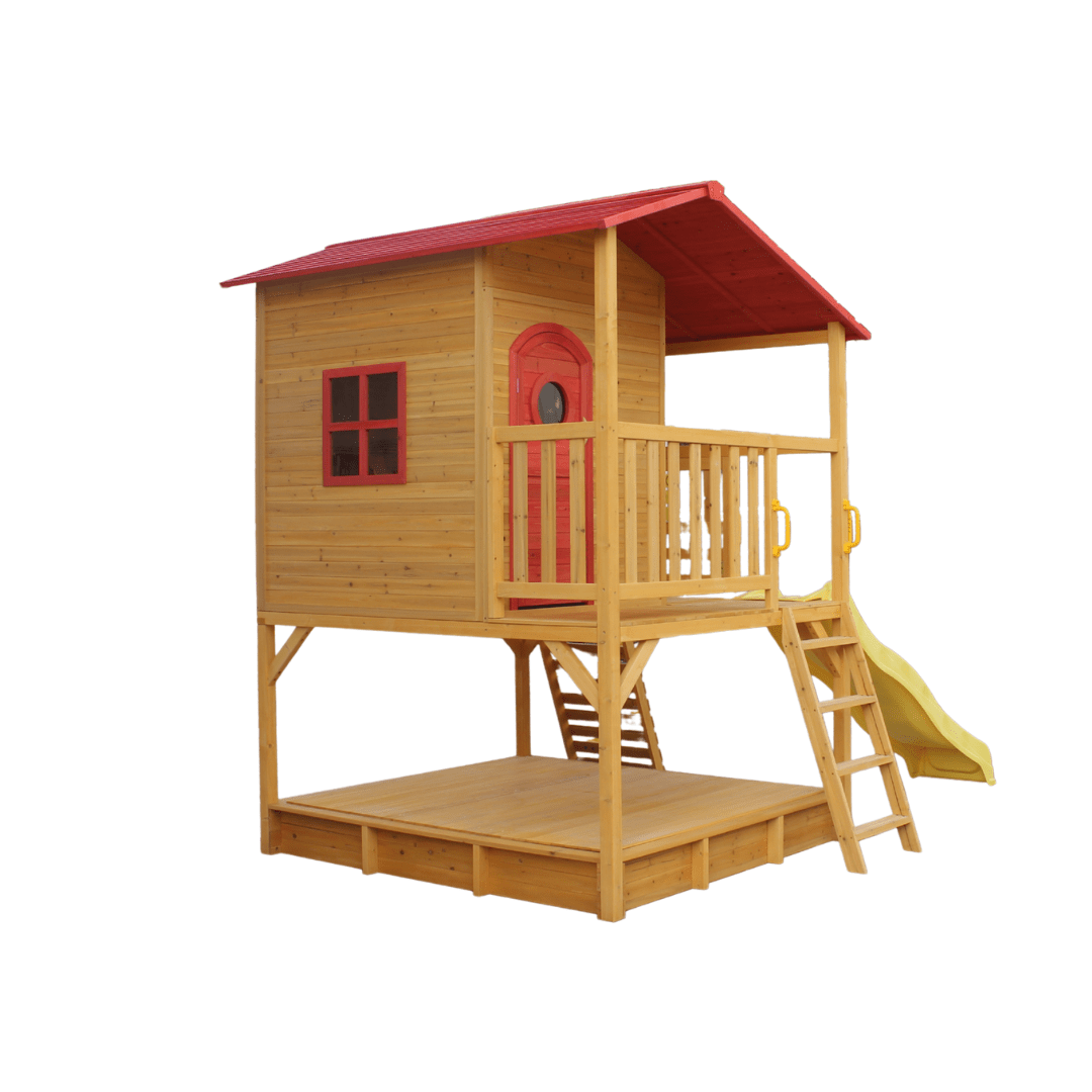 Sweet Shack Cubby House with Sandbox with Cover