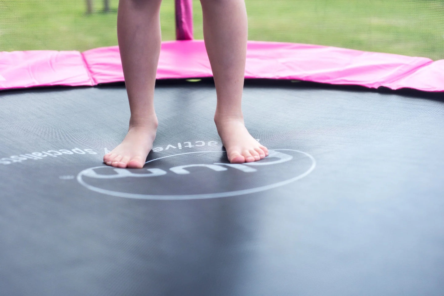 Plum® 6ft Junior Trampoline and Enclosure (Blue & Pink)