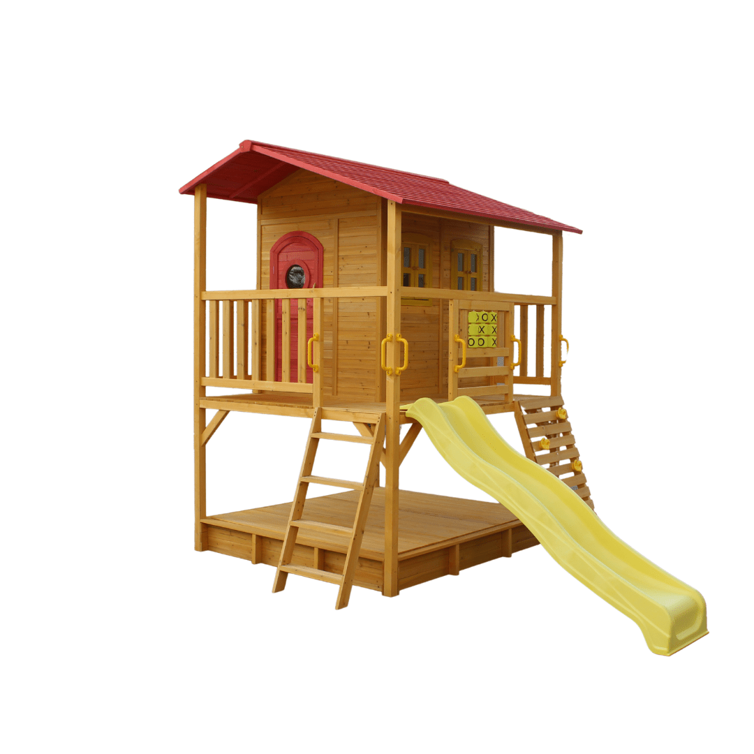Sweet Shack Cubby House with Sandbox with Cover