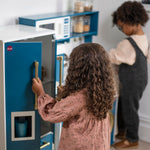 Bakehouse Traditional Wooden Kitchen with Fridge – Oxford Blue