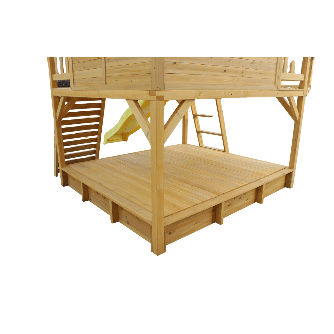 Sweet Shack Cubby House with Sandbox with Cover