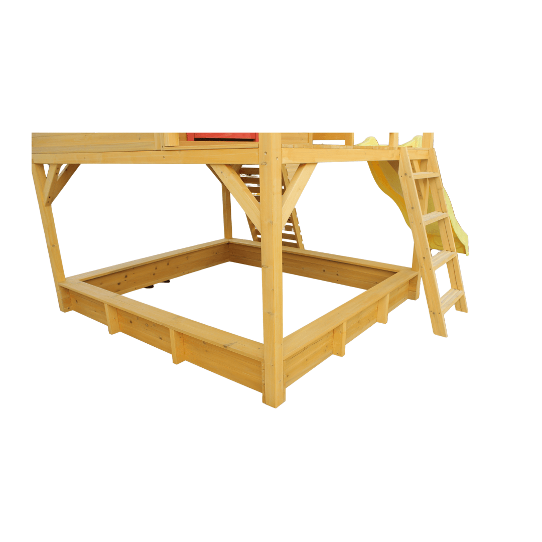 Sweet Shack Cubby House with Sandbox with Cover