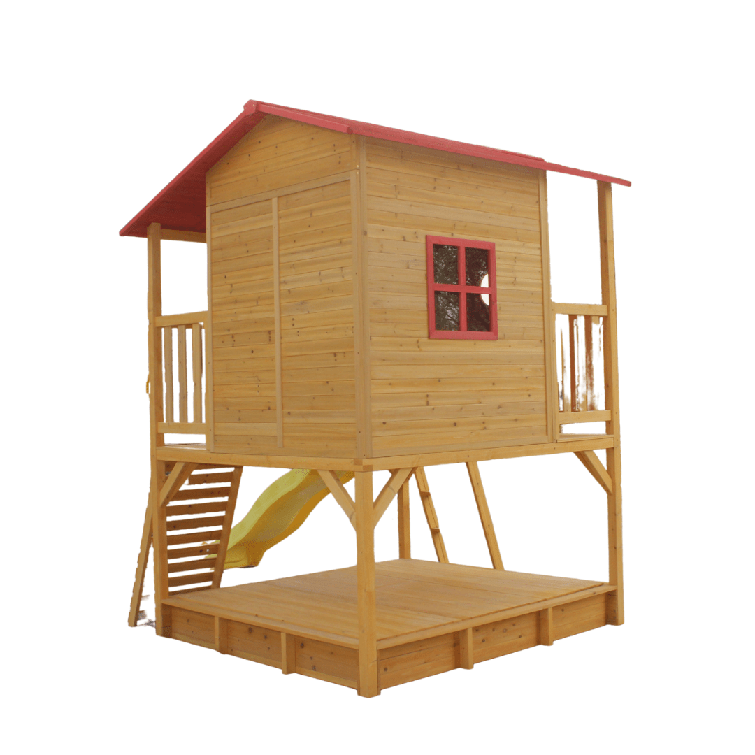 Sweet Shack Cubby House with Sandbox with Cover