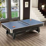 ActiveGo BreakShot 8ft High Speed Velvet Cloth Pool and Billiards Table with Ball Return, Solid Legs, 3-IN-1 Top for Table Tennis, full table Table Tennis and Pool  Pool Cues, Balls and Accessories Included