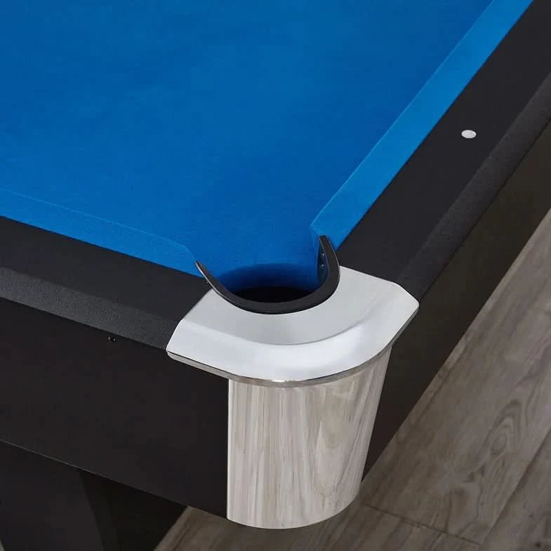 ActiveGo BreakShot 7ft High Speed Velvet Cloth Pool and Billiards Table with Ball Return, Solid Legs, and Pool Cues, Balls and Accessories Included