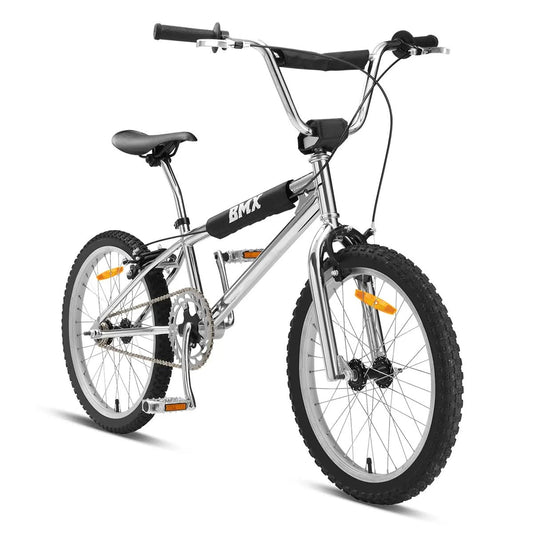 Progear Bikes Classic BMX Bike 20 in Metallic Chrome
