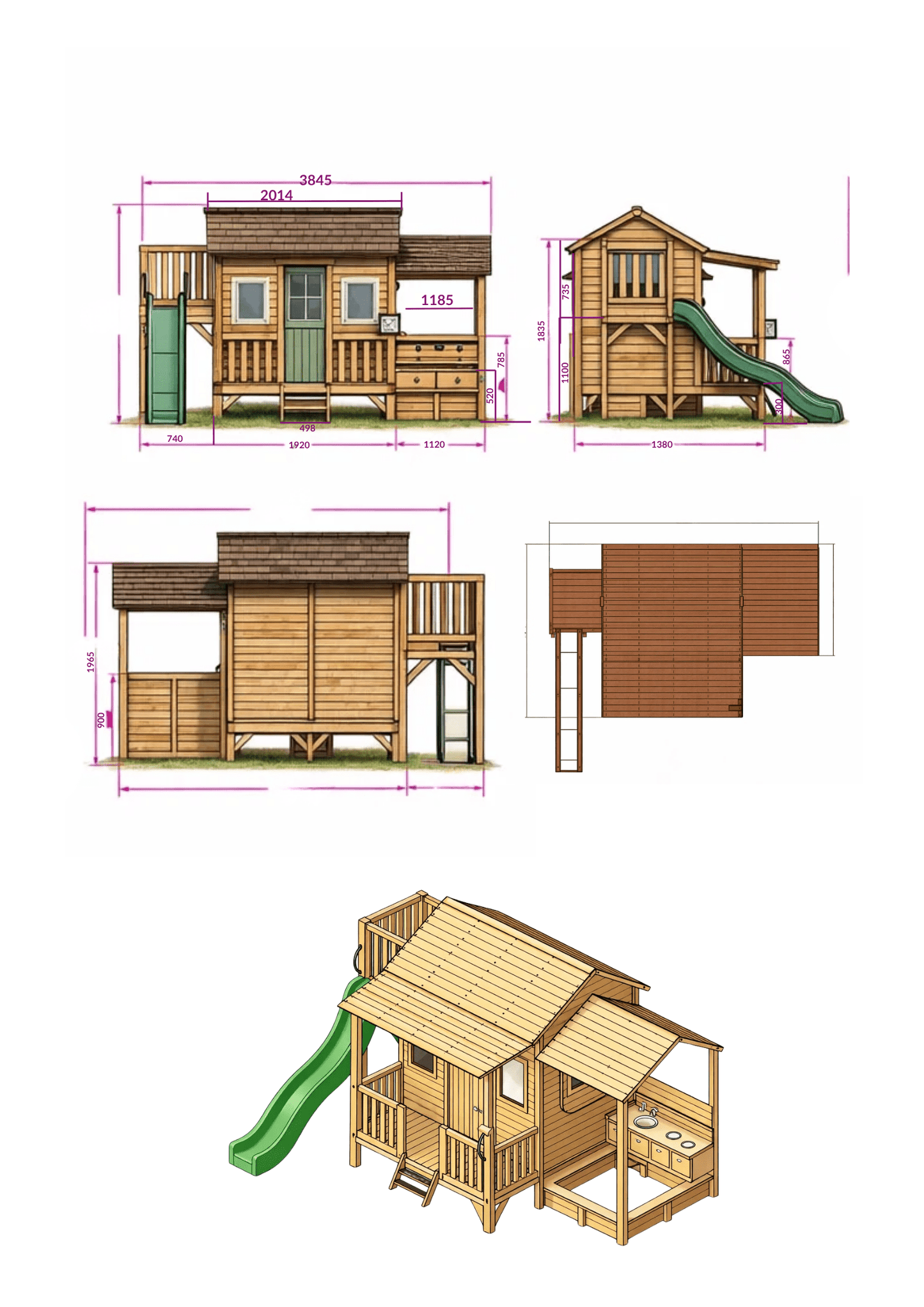 Delightful Shack with Mud Kitchen- PREORDER APRIL 2026