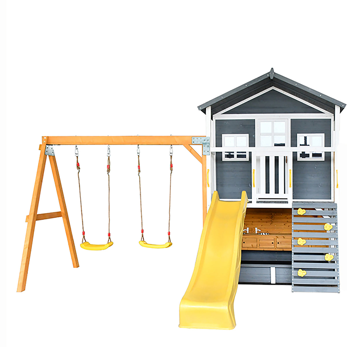Caboodle Shack with Mud Kitchen & Swing Set
