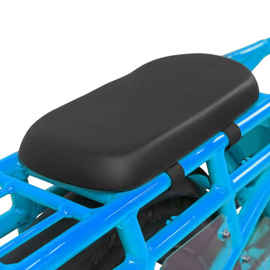 Padded rear Seat Black - E-Cargo Bike